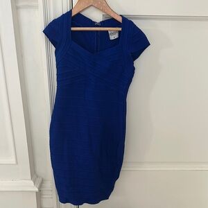 Katie J NYC Royal Blue Mini Dress